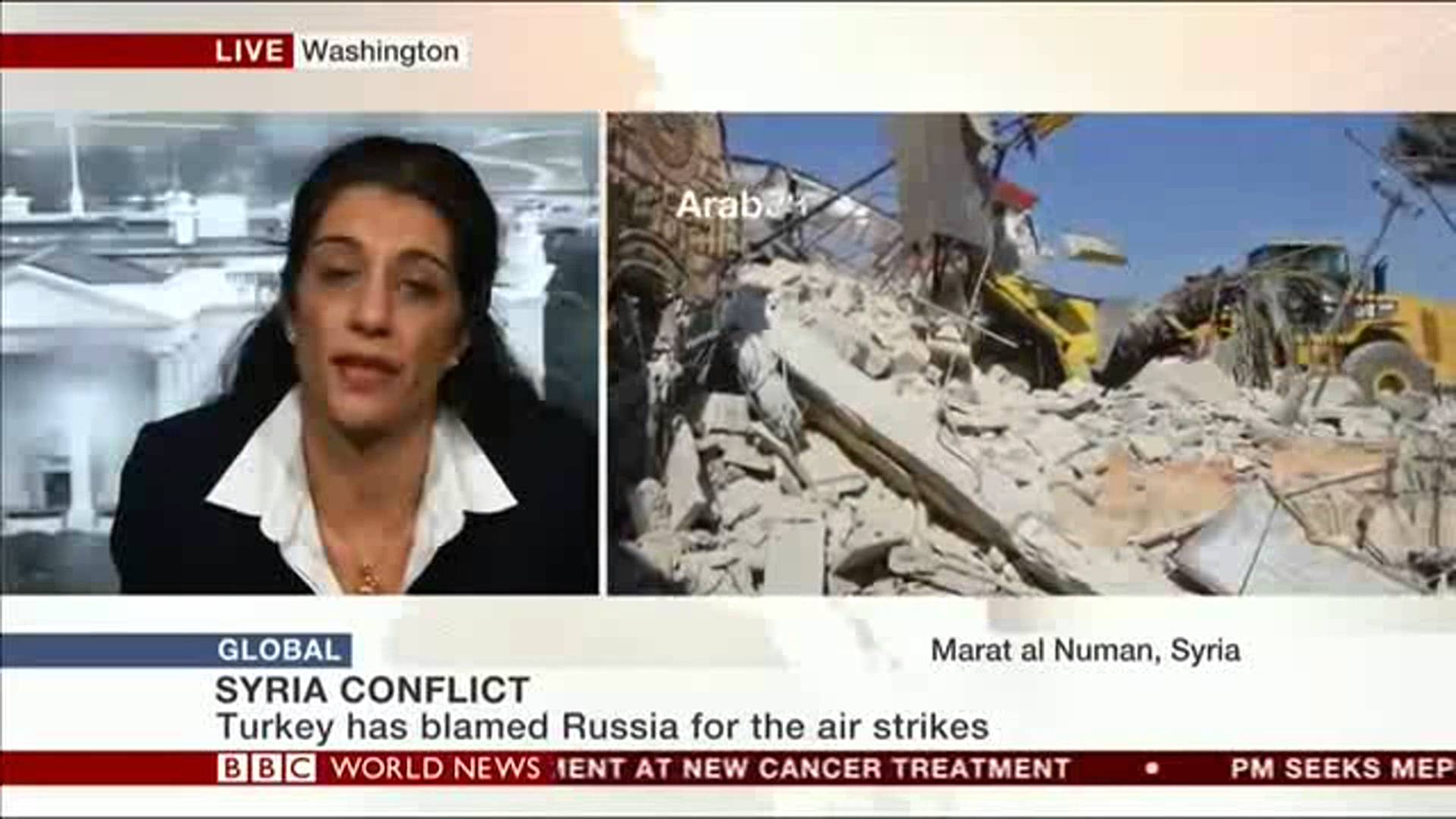 Sanam Naraghi-Anderlini speaks to BBC World News about the Syrian conflict