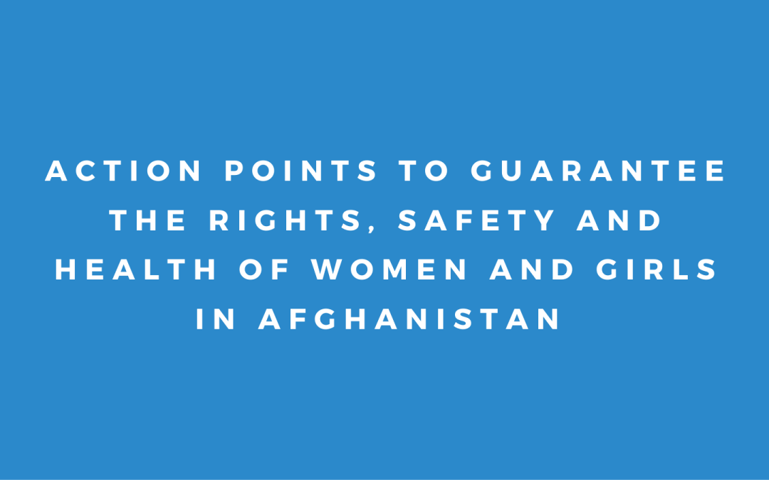 Sign-On: Action Points to Guarantee the Rights, Safety and Health of Women and Girls in Afghanistan
