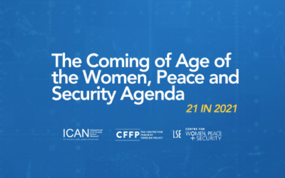 The Coming of Age of the Women, Peace and Security Agenda: 21 in 2021