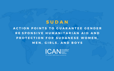 Action Points to Guarantee Gender Responsive Humanitarian Aid and Protection  for Sudanese Women, Men, Girls, and Boys